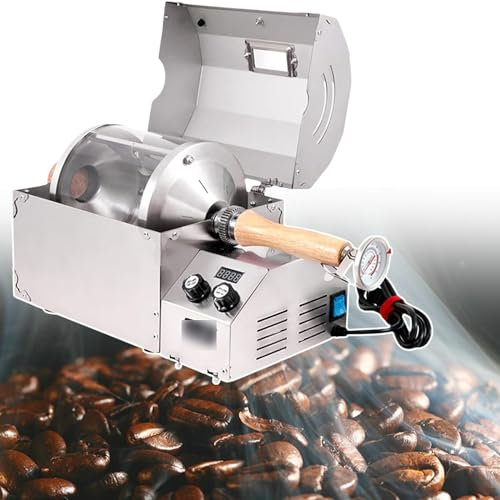 KJZQXYX Coffee Roaster Machine with Timer,800g Electric Coffee Beans Roaster,1200W Roasting Machine Peanut Bean Home Coffee Roaster