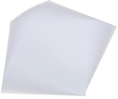 Angoily 20piezas Rompecabezas Transparentes Plantillas De Cuentas De Plástico Para Manualidades Infantiles Papel De Planchar Para Diy Herramientas De Bricolaje Para Proyectos Creativos
