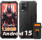Blackview BV4800 Pro Rugged SmartPhone Android 15 | 12GB RAM + 128GB/2TB Rugged Phone | 6.56 HD+ | 8MP+16MP Dual Camera | 5100mAh IP68/IP69K Waterproof | NFC,Face Unlock | 4G Dual SIM UK Version