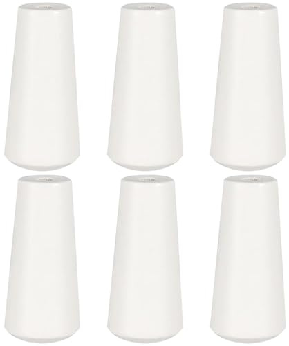 Amusingtao 6 Pack Wooden Blind Pull Cord Ends - Safety Cord Knobs Replacement Parts for Blinds, Shades, Curtains | Child-Safe Decorative Pendants for Bathroom, Living Room, Nursery