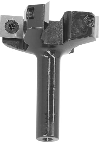 Marhynchus Mèche de Rabotage du Bois, Mèche de Routeur de Surface en Acier à Haute Teneur en Carbone avec Conception à 4 Ailes pour Machines de Table et CNC