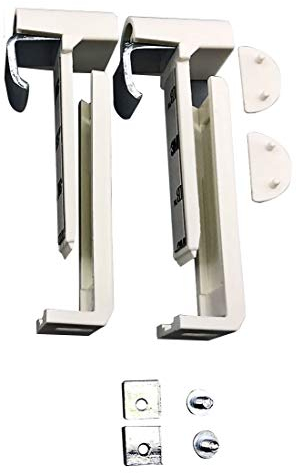 Falzfix - Jalousien-Klemmträger (2 Stück) für die Montage in der Glasleiste Ihres PVC-/Kunststofffensters ohne Bohren