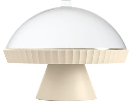 Blim Plus Agorà Brown Sugar Stand Ø 30cm with Cap and Scoop. It brings cakes, pastries and cheeses. Made in Italy