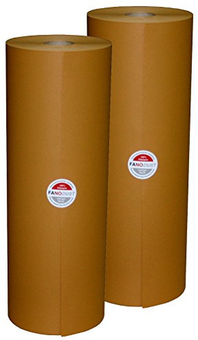 2 Rollen Schrenzpapier Knüllpapier Packpapier FANODUST 50-60g/m² braun