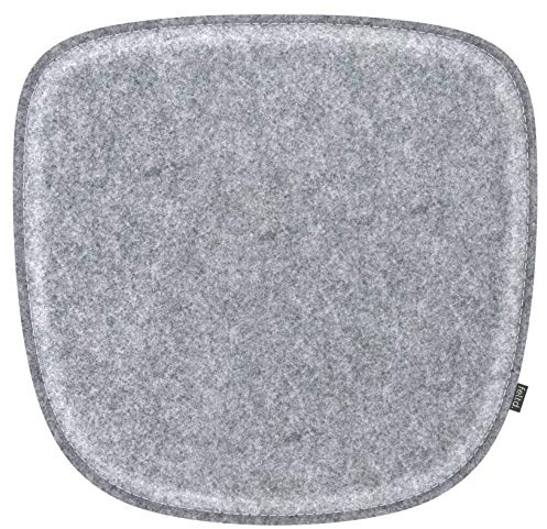Feltd. Filz-Sitzkissen kompatibel mit HAY AAC 20 – 28, Cloud, 40 × 39 cm | gepolstert; mit Antirutschbeschichtung