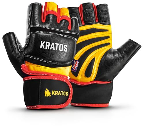 KRATOS – Dallas halvfingerhandskar för kvinnor och män | halkskydd och vattentät | stretchigt och andningsbart material | vadderad silikongel | justerbar handledsrem | olika variationer tillgängliga