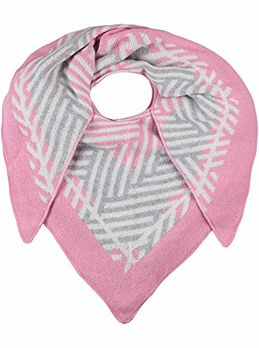 Zwillingsherz Pañuelo triangular con cachemira y lana para mujer, niña, niño, niño, pañuelo de cachemir de alta calidad en diseño clásico de rayas, bufanda para mujer, para verano, otoño e invierno,