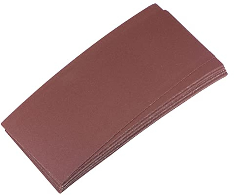 sourcing map 5 Pcs 220 Grit Sandpapers 9 x 3.7 Aluminum Oxide Sanding Sheets Hand Sander Papers for Wood Furniture Finishing