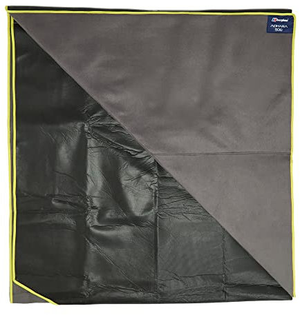 Berghaus Adhara 500 Tent Carpet with Carry Bag, Luxuriously Soft Fleece Tent Carpet, Tent Accessories, Grey, One Size