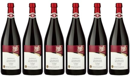 WZG Württemberger Wein Uhlbacher Weinsteige Trollinger QW trocken (6 x 1.0 l)
