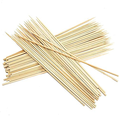 30 cm 100 spiedini per barbecue in legno di bambù cibo strumento di carne di bambù barbecue festa usa e getta lunga griglia bastoncini da campeggio catering spiedini in legno di bambù griglia spiedo