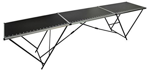 CIADAZ Tapeziertisch Klappbar MDF und Aluminium 300×60×78 cm, Balkontisch, Beistelltisch Outdoor, Balkon Tisch, Gartentisch Klein, Tisch Klein, Gartenmöbel, Terrassen Tisch - 140718