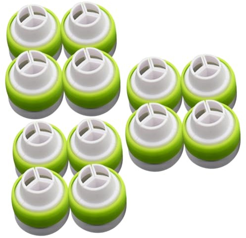 ABOOFAN 12pcs Piping Bag Coupler Nozzle Converter for Russian Tips Compatible Bags