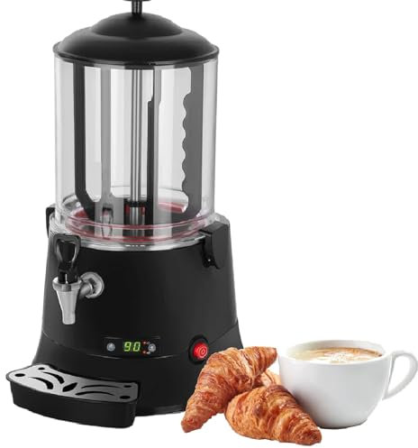 Chocolate Heating & Mixing Machine, Electric Hot Chocolate Maker Temperature Adjustable, for Commercial Home Heating Chocolate Coffee Milktea,110V