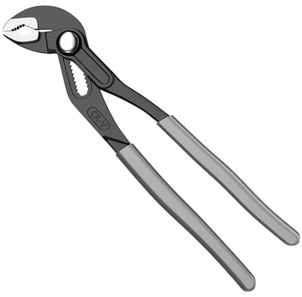 Llave de tubo multiusos con agarre potente para el hogar, herramienta de llave universal multiusos, llave de fregadero ajustable compacta, llave de tubo con agarre antideslizante para reparaciones d