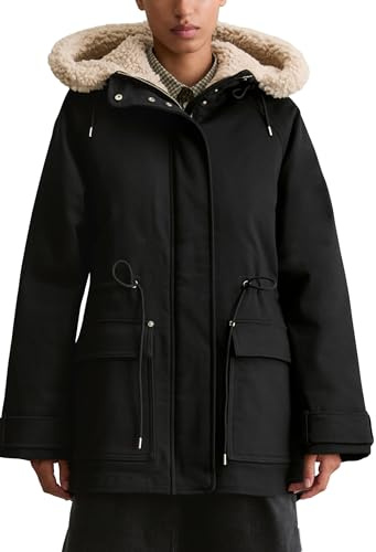 Marc OߴPolo Denim femmes parka à capuche coupe surdimensionnée