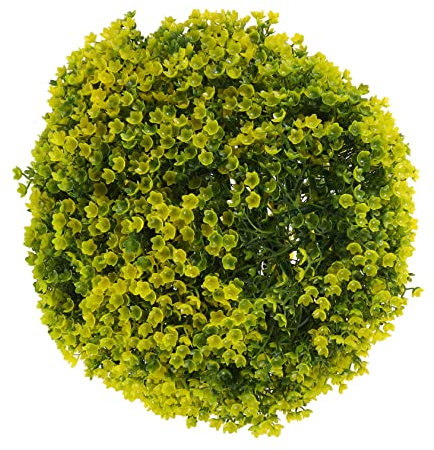 Ciieeo Pflanze Grünes Gras Simulierte Pflanze 30cm Gelbes Gras Sonnenlichtbeständiges