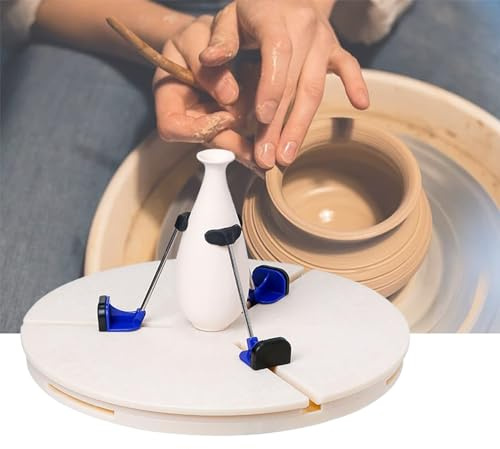 Töpferrad-Halter-Clip – Plattenspieler-Polymer-Schab- und Modellierreparaturwerkzeuge – unverzichtbares Töpferscheiben-Zubehör für effizientes Basteln