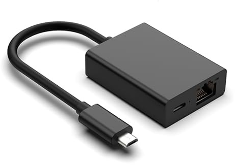 Ethernet-Adapter für Fire TV Stick, Micro-USB auf RJ45-Adapter, kabelgebundenes Internet-LAN-Netzwerk, 10/100 Mbps Stecker, kompatibel mit Chromecast Google Home Mini Raspberry Pi Zero und weiteren