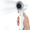Ventilador Portatil,5 Velocidades Mini Ventilador Portátil con Puerto de Carga USB, Ventilador con Pantalla LED que Muestra la Velocidad del Viento Nivel de Potencia,3000mAh Para Oficina, blanco
