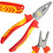 C.K Redline 2025 Edition VDE pinza combinata e taglierina 180 mm, 1000 v isolato elettrico becchi piatti e tagliacavi, elettricisti ingegnere troncatrici cesoie elettricista, CK Tools T39072A 180