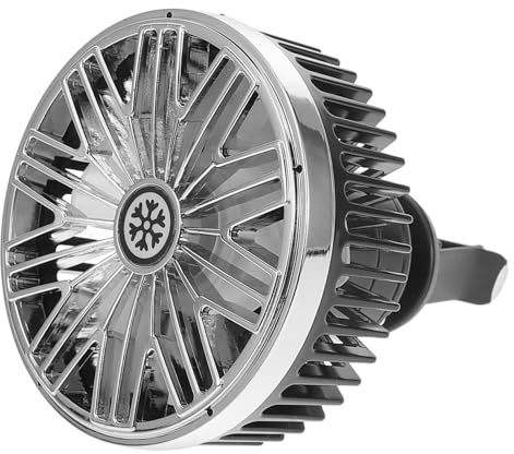 VALICLUD Ventilatore Portatile Per Auto Ventilatore Usb Per Veicoli Clip Per Ventilazione Per Suv e Camper Regolabile