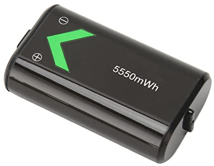 SUNGOOYUE Controlador: para la Serie, Batería Recargable de 5550 MAh, Cables de Carga USB C de 10 Pies, Negro, Negro