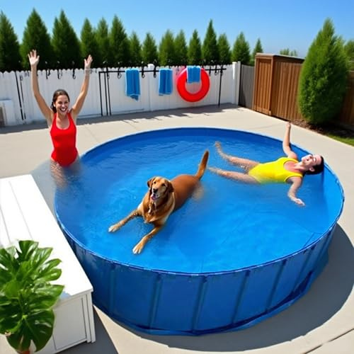 LZMZMQ Piscine Hors Sol/Cadre Piscine Piscine Hors-Sol pour Adultes, Profondeur 60 80 100 120 150 Cm, avec Vanne De Vidange, pour Jardin, Arrière-Cour Ou Terrasse(1.2X1M/1130L/300GAL)