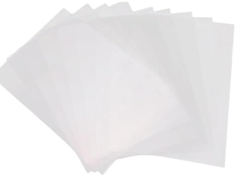 UHRSERNJ 50 100 PCs DTF -Film A3 Doppelsiegter Klebstoffübertragungsfilm Kompatibel mit DTF -Druck 50 100 Blätter DTF -PET -Wärmeübertragungspapier kompatibel mit DTF -Druckern(Double-Sided 50pcs)