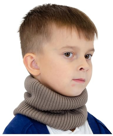 molti Kinder Loopschal Merinowolle | Schlauchschal für Winter, Herbst & Frühling | Unisex 4–8 Jahre | weich, atmungsaktiv, elastisch | in 5 Farben