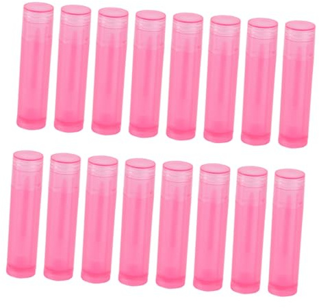 TOYZFRIENDY Leere Nachfüllen Lippenstifthülsen aus Stück Packung für 24 Pe zum Selbstgemacht und Geruchlos und Geschmacksneutral Selbermachen Lippenbalsam Lippencreme