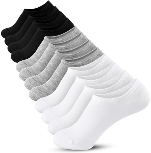 OFFCUP Trainer Socks for Womens and Mens, 6 Pairs No Show Ankle Socks