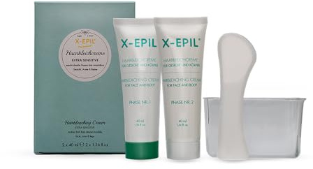 X-Epil Epil - X Décoloration Des Cheveux Crème Sensitive 2x40 G