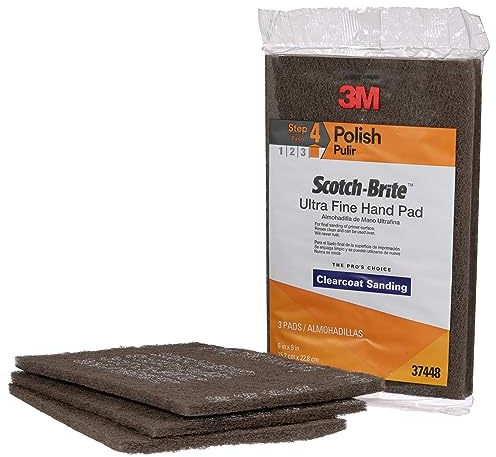 3M Cubitron Scotch-Brite Ultra Fine Hand Pad, 37448