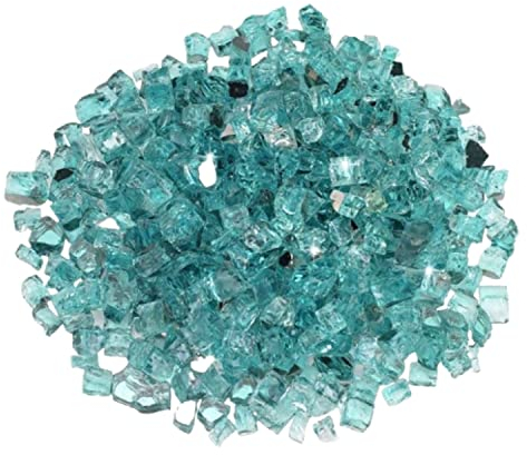 American Fireglass 4,5 Kilogram Reflective Fire Glass con Camino in Vetro e braciere in Vetro, 1/5,1 cm, Rame