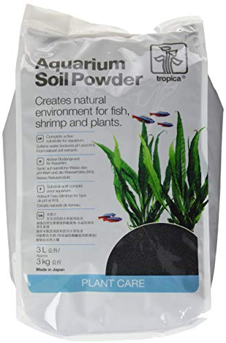 Tropica Aquarium Soil Powder 3L kompletter Bodengrund 1-2 mm Pflanzendünger Pflanzen Feine Körnung