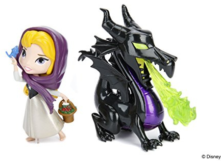 Disney Metalfigs Diecast Mini Figuras Pack de 2 Maléfica y Rosa Brezo 10 cm