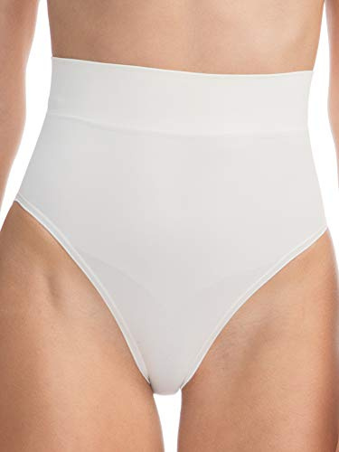 FarmaCell BodyShaper 601B (Elfenben, L/XL) Underbyxor inhållande, modellerande med maggördel av tyget NILIT BREEZE, lätt och uppfriskande