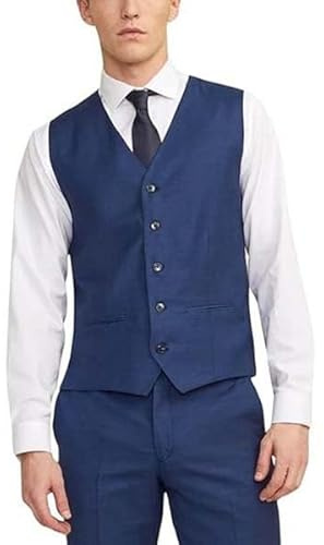 JACK & JONES Jprsolaris midjerock Noos kostymväst för män, medeltida blå, 54