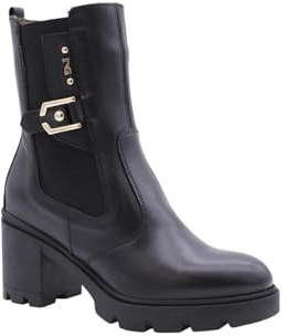 Nero Giardini I411900D Stivaletti Chelsea Donna in Pelle - Nero 37 EU