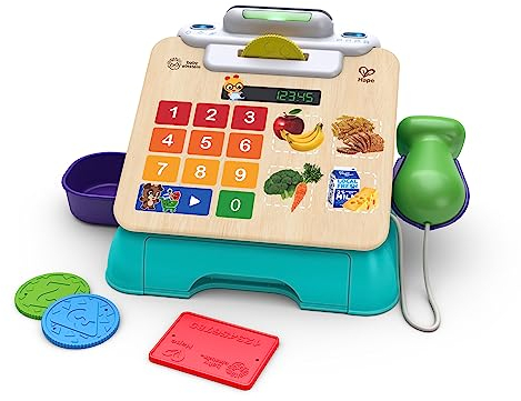 Baby Einstein + Hape Magic Touch Registrierkasse zum Vorspielen, mit echten Geräuschen und Musik, ab 9 Monaten