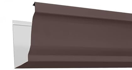 Canalón modelo 2- Canalón para recoger la lluvia de los aleros de las casas (MARRÓN)