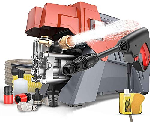 Idropulitrice ad Alta Pressione, Motore a induzione autoadescante a Doppio Scopo con Scarico rapido dell'Acqua Si spegne automaticamente, Adatto per la Pulizia di Auto, Fiori, Giardini