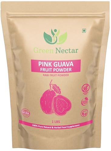 Pink Guava Fruit Powder (1 lb Bag), Unsweetened, Non-GMO, Vegan and Gluten Free (16 Oz - 1 Pack)