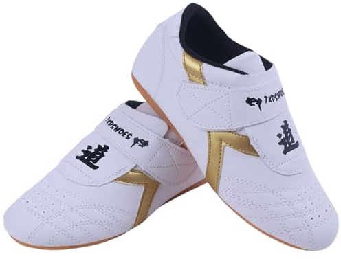 Wansiman Zapatos De KáRate,Zapatillas para Artes Marciales,Artes Marciales Zapatilla,Antideslizantes,Transpirables Ligeros,CóModos,para Taekwondo,Boxeo,Karate,Kung Fu,Taichi
