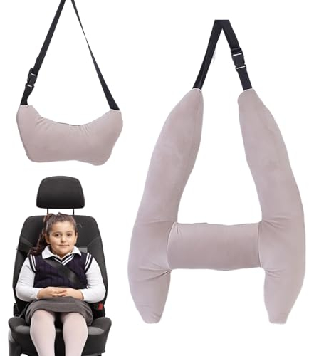 Facynde Kinderautokissen zum Schlafen | H-förmiges Auto-Reisekissen,Auto-Schlafkopfstütze, ergonomische Kissen für Lange Reisen, für Kinder und Erwachsene
