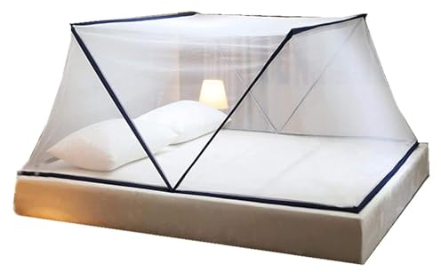 BTAISYDE Faltbares Moskitonetz Moskitonetz für Doppeltes Bodenloses Bett Tragbares Bett Moskitonetz Reisezelt Moskitonetz,C,80 * 190 * 80CM