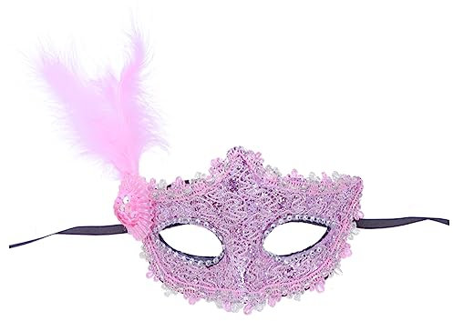 Abaodam Halbgesichtsmaske Für Halloween-prinzessinnen-partykostüme Maskenmaske Pvc-material Größe Passt