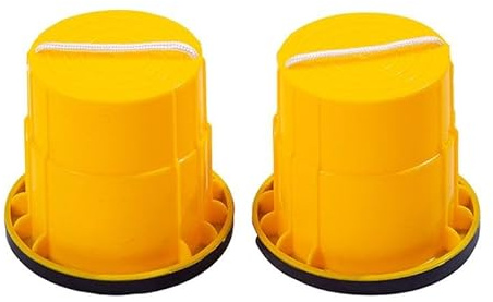Hellery 2 Stück Stelzen, Laufstelzen, Picknick Spielzeug, rutschfeste Eimer Stelzen, Kinder Stepper Spielzeug für Mädchen Und Kinder, Gelb