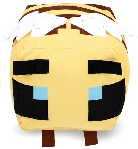 Minecraft Bee Plüschkissen – 30 cm weiches Kissen mit Biene